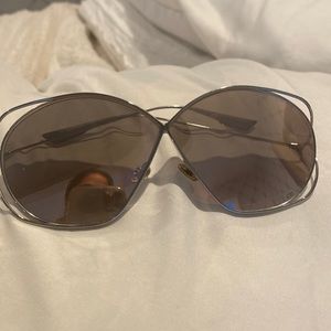 Christian Dior mirrored sunglasses almost new